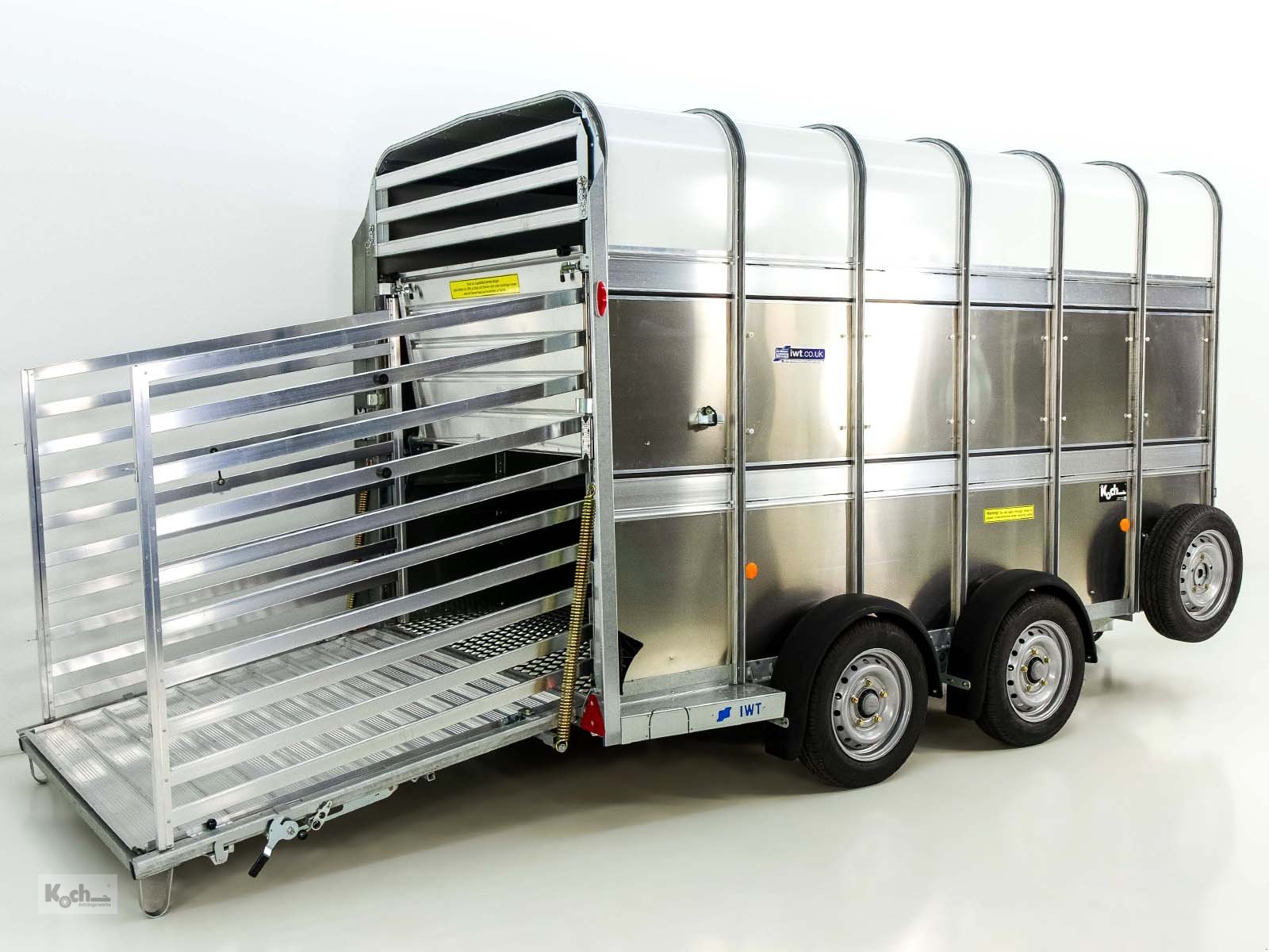 Anhänger typu Ifor Williams Viehanhänger TA510 12x7 178x372 Höhe:213 3,5t|Doppelstock (Vi11651846Iw), Neumaschine v Winsen (Luhe) (Obrázek 3)